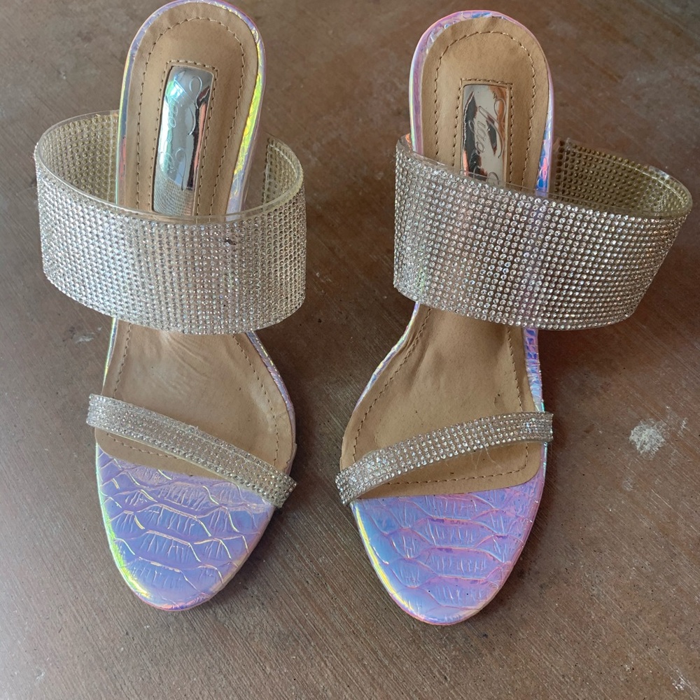 Sparkling fashionable heels